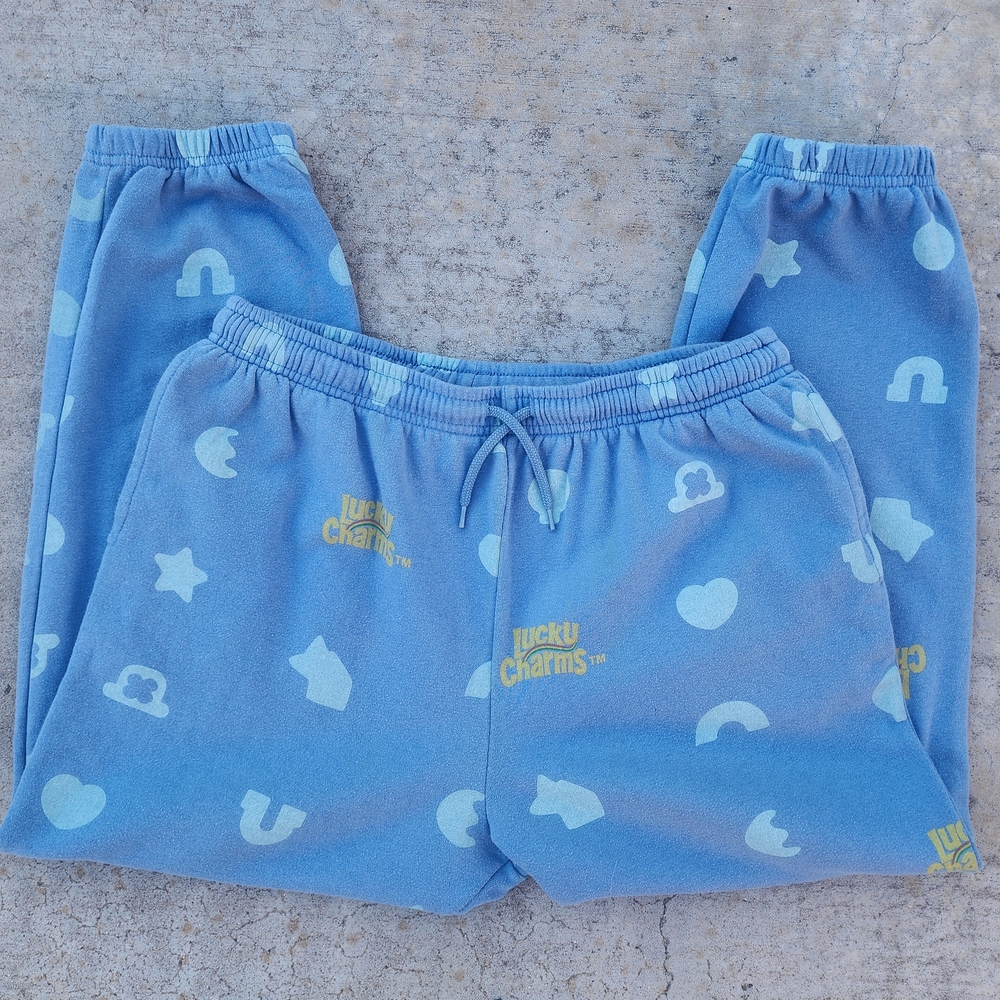 Lucky Charms Blue Women's Jogger Lounge Sweatpants, Fits L